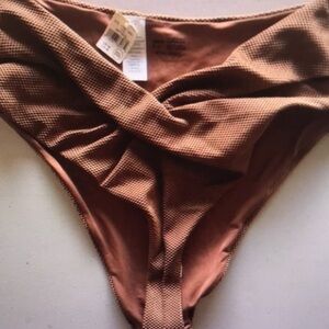 Aerie Brown Swim Bottom